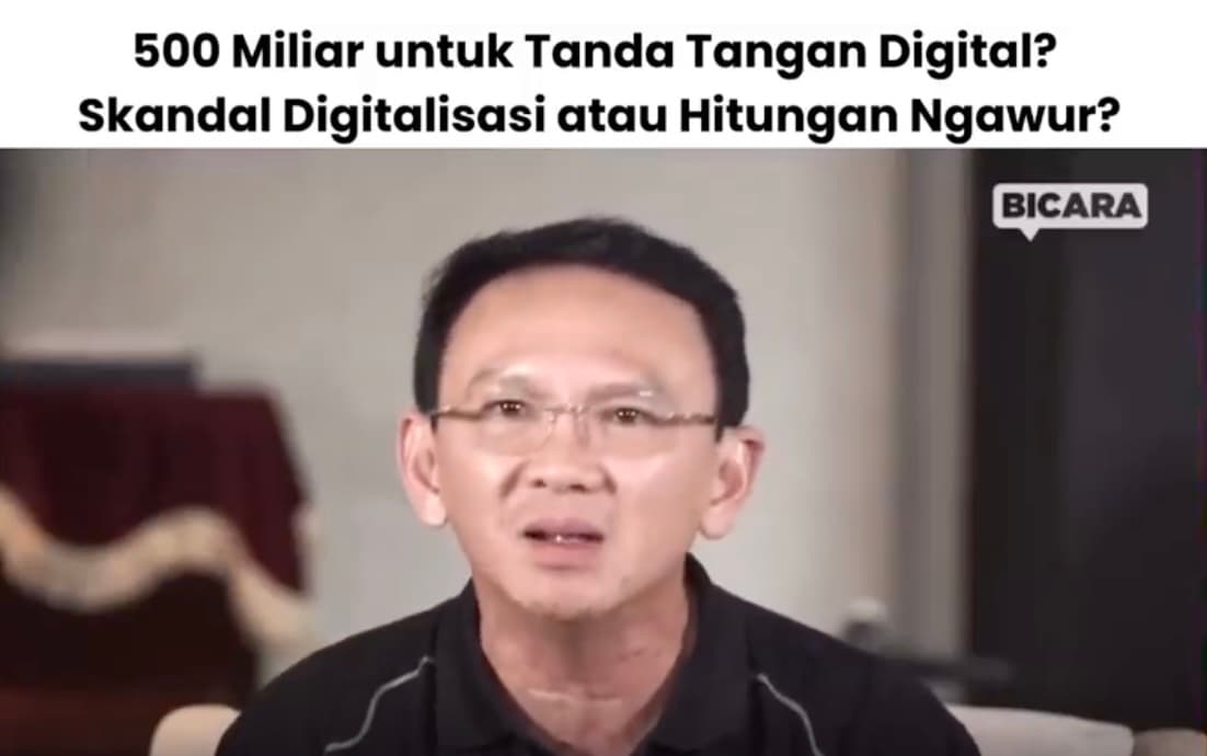 RFP Tanda Tangan Digital 500 Miliar