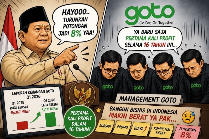 GoTo Akhirnya Untung.