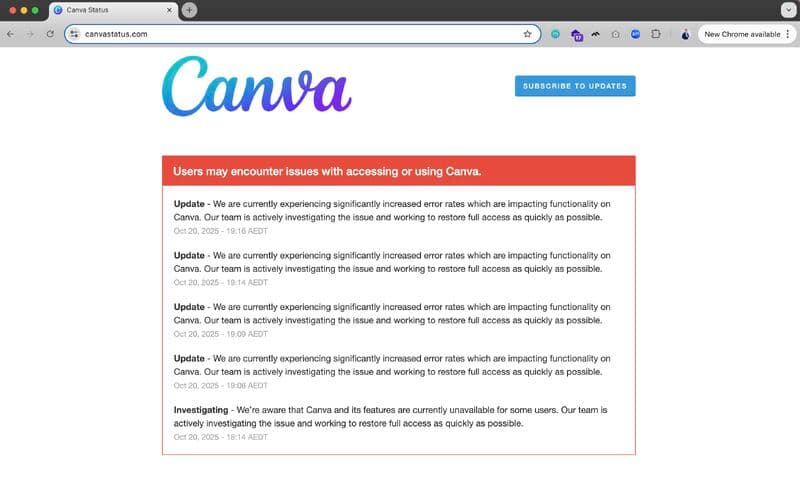 Transparansi Outage: Pelajaran dari Canva Down