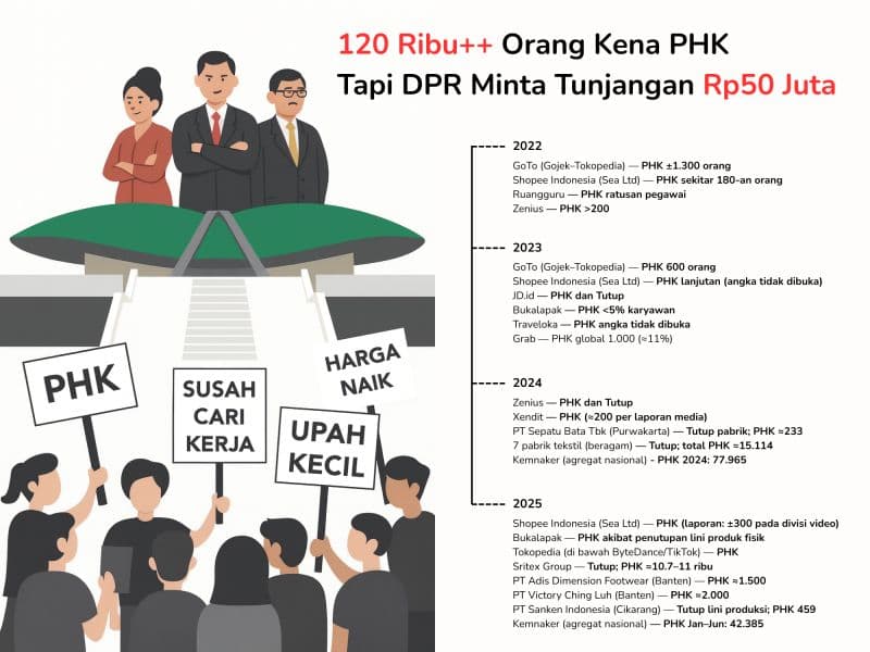 Gelombang PHK Indonesia, Suara Buntu ke DPR