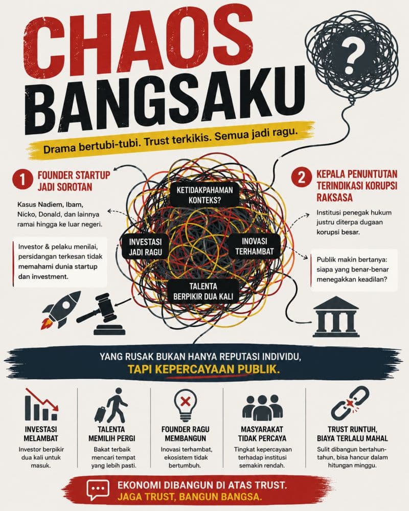 Chaos banget beberapa minggu ini.