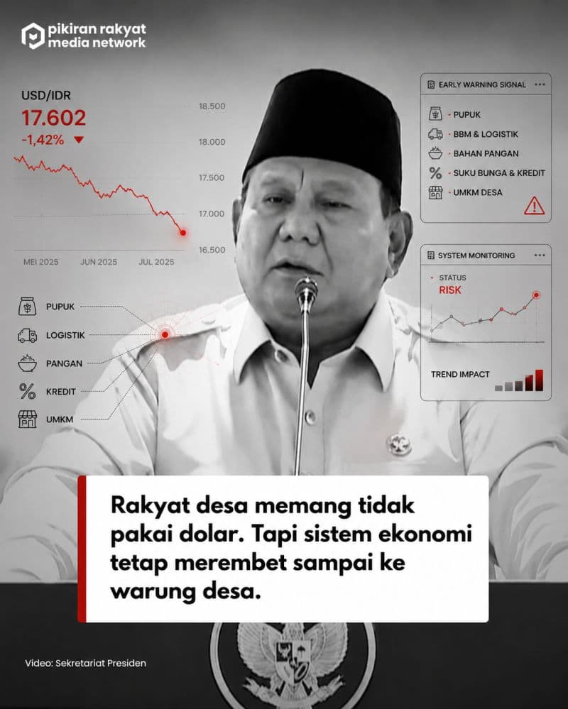 Banyak orang mengira dampak ekonomi itu baru terasa kalau kita langsung berhubungan den…
