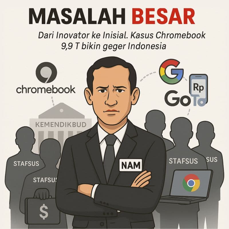 Harapan pada Nadiem dan Skandal Laptop Rp9,9 T