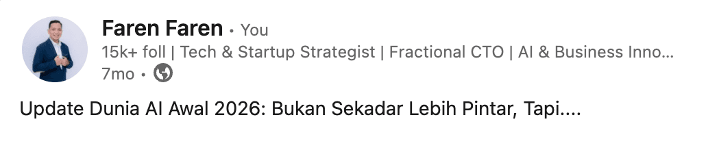 Update Dunia AI Awal 2026: Bukan Sekadar Lebih Pintar, Tapi....