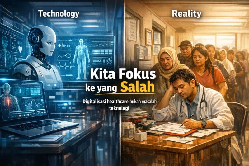 Kenapa Digitalisasi Healthcare Bukan Masalah Teknologi?