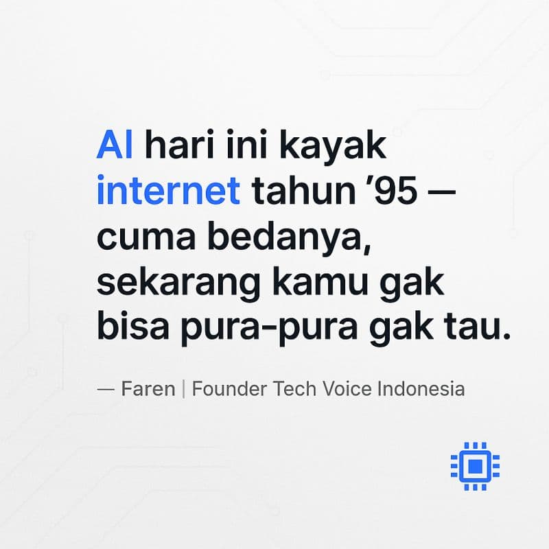 Kalau Tak Mau Tertinggal, Optimalkan AI Tools