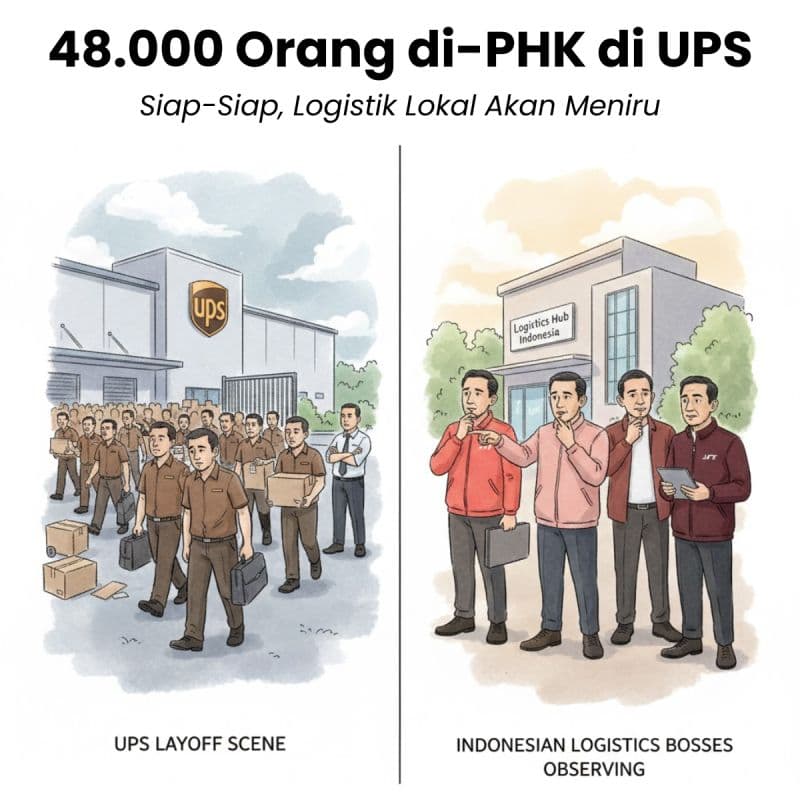 PHK UPS dan Template Otomasi AI di Kantor