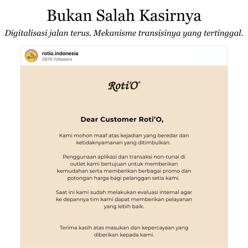 Ketika Cash Ditolak, Siapa yang Tertinggal?